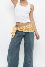 Load image into Gallery viewer, Vintage x Orange, White Floral Scarf
