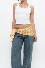 Load image into Gallery viewer, Vintage x Orange, White Floral Scarf