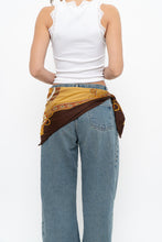 Load image into Gallery viewer, Vintage x Orange Patterned Silk Scarf