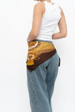 Load image into Gallery viewer, Vintage x Orange Patterned Silk Scarf