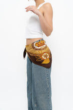 Load image into Gallery viewer, Vintage x Orange Patterned Silk Scarf