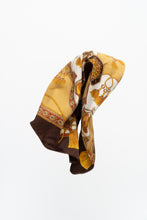 Load image into Gallery viewer, Vintage x Orange Patterned Silk Scarf
