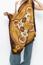 Load image into Gallery viewer, Vintage x Orange Patterned Silk Scarf
