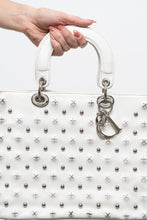 Load image into Gallery viewer, Vintage x DIOR White Leather Studded Purse