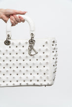 Load image into Gallery viewer, Vintage x DIOR White Leather Studded Purse