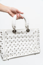 Load image into Gallery viewer, Vintage x DIOR White Leather Studded Purse
