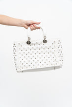 Load image into Gallery viewer, Vintage x DIOR White Leather Studded Purse