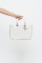 Load image into Gallery viewer, Vintage x DIOR White Leather Studded Purse