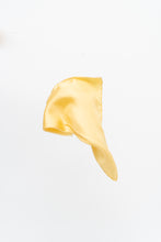 Load image into Gallery viewer, Vintage x Yellow Silk Small Scarf