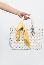 Load image into Gallery viewer, Vintage x DIOR White Leather Studded Purse