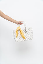 Load image into Gallery viewer, Vintage x DIOR White Leather Studded Purse