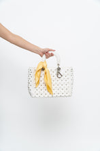 Load image into Gallery viewer, Vintage x DIOR White Leather Studded Purse