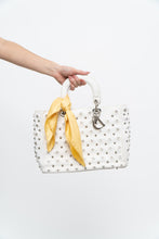 Load image into Gallery viewer, Vintage x DIOR White Leather Studded Purse