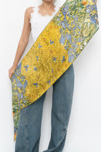 Load image into Gallery viewer, Vintage x Van Gogh Style Pure Silk Scarf