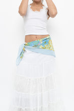 Load image into Gallery viewer, Vintage x HANAE MORI Blue Floral Silk Scarf
