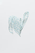 Load image into Gallery viewer, Vintage x White, Blue Floral Scarf