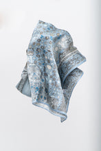 Load image into Gallery viewer, Vintage x Baby Blue Paisley Silk Scarf