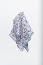 Load image into Gallery viewer, Vintage x Made in Japan x Blue Floral Cotton Scarf