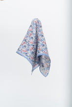 Load image into Gallery viewer, Vintage x Made in Japan x Blue Floral Cotton Scarf