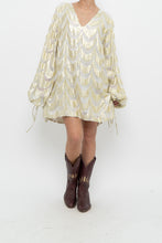 Load image into Gallery viewer, FREE PEOPLE x JENS PIRATE BOOTY Gold Metallic Flowy Dress (S-L)