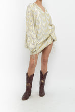 Load image into Gallery viewer, FREE PEOPLE x JENS PIRATE BOOTY Gold Metallic Flowy Dress (S-L)