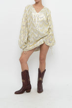 Load image into Gallery viewer, FREE PEOPLE x JENS PIRATE BOOTY Gold Metallic Flowy Dress (S-L)