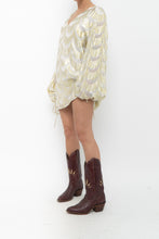 Load image into Gallery viewer, FREE PEOPLE x JENS PIRATE BOOTY Gold Metallic Flowy Dress (S-L)