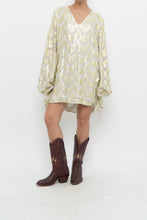 Load image into Gallery viewer, FREE PEOPLE x JENS PIRATE BOOTY Gold Metallic Flowy Dress (S-L)