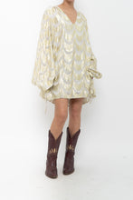 Load image into Gallery viewer, FREE PEOPLE x JENS PIRATE BOOTY Gold Metallic Flowy Dress (S-L)