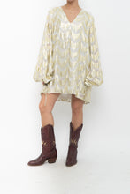 Load image into Gallery viewer, FREE PEOPLE x JENS PIRATE BOOTY Gold Metallic Flowy Dress (S-L)