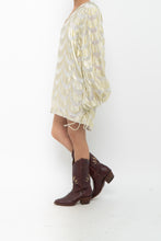 Load image into Gallery viewer, FREE PEOPLE x JENS PIRATE BOOTY Gold Metallic Flowy Dress (S-L)