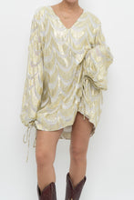 Load image into Gallery viewer, FREE PEOPLE x JENS PIRATE BOOTY Gold Metallic Flowy Dress (S-L)