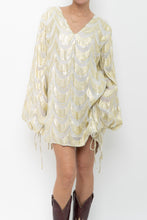 Load image into Gallery viewer, FREE PEOPLE x JENS PIRATE BOOTY Gold Metallic Flowy Dress (S-L)