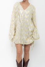 Load image into Gallery viewer, FREE PEOPLE x JENS PIRATE BOOTY Gold Metallic Flowy Dress (S-L)