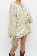 Load image into Gallery viewer, FREE PEOPLE x JENS PIRATE BOOTY Gold Metallic Flowy Dress (S-L)
