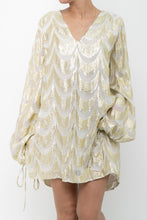 Load image into Gallery viewer, FREE PEOPLE x JENS PIRATE BOOTY Gold Metallic Flowy Dress (S-L)