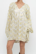 Load image into Gallery viewer, FREE PEOPLE x JENS PIRATE BOOTY Gold Metallic Flowy Dress (S-L)
