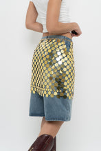 Load image into Gallery viewer, 12TH TRIBE x Jumbo Gold Sequin Skirt (XS-M)