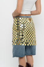 Load image into Gallery viewer, 12TH TRIBE x Jumbo Gold Sequin Skirt (XS-M)