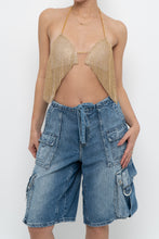 Load image into Gallery viewer, Modern x Gold Chainlink Flowy Bralette (S-L)