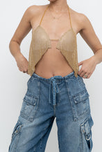 Load image into Gallery viewer, Modern x Gold Chainlink Flowy Bralette (S-L)