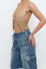 Load image into Gallery viewer, Modern x Gold Chainlink Flowy Bralette (S-L)
