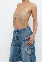 Load image into Gallery viewer, Modern x Gold Chainlink Flowy Bralette (S-L)