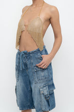 Load image into Gallery viewer, Modern x Gold Chainlink Flowy Bralette (S-L)