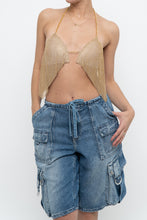 Load image into Gallery viewer, Modern x Gold Chainlink Flowy Bralette (S-L)