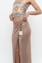 Load image into Gallery viewer, SUPERDOWN x Rose Gold Mesh Metallic Skirt (S, M)