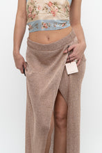 Load image into Gallery viewer, SUPERDOWN x Rose Gold Mesh Metallic Skirt (S, M)