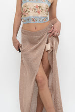 Load image into Gallery viewer, SUPERDOWN x Rose Gold Mesh Metallic Skirt (S, M)
