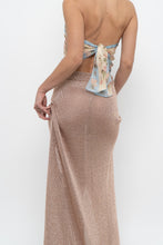 Load image into Gallery viewer, SUPERDOWN x Rose Gold Mesh Metallic Skirt (S, M)