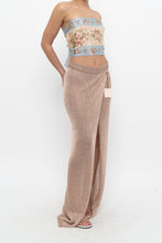 Load image into Gallery viewer, SUPERDOWN x Rose Gold Mesh Metallic Skirt (S, M)